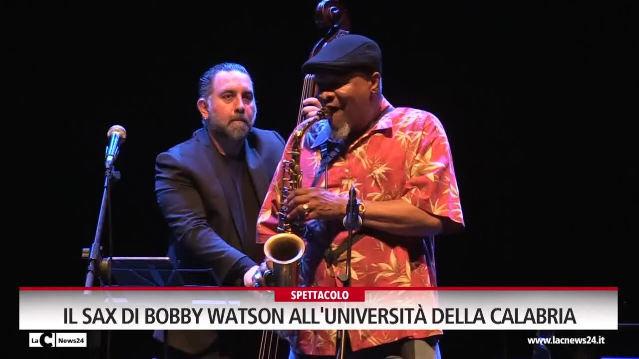 Le note del sax del leggendario Bobby Watson al Teatro dell’Università della Calabria