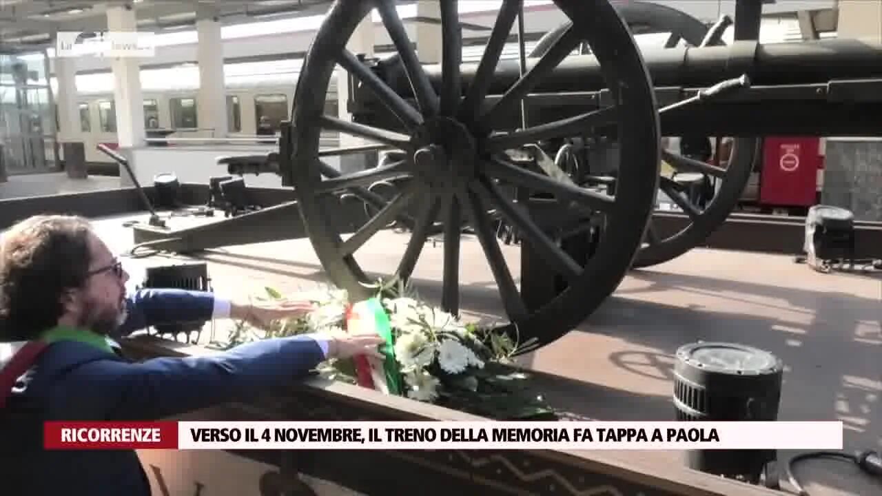 Verso il 4 novembre, il treno della memoria fa tappa a Paola