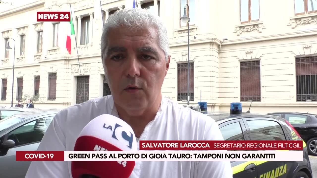 Green pass al porto di Gioia Tauro: tamponi non garantiti