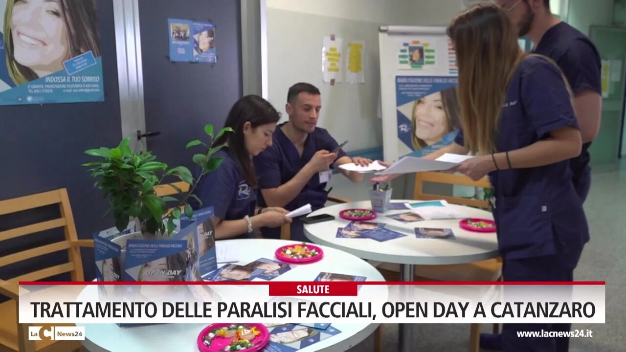 Trattamento delle paralisi facciali, open day a Catanzaro
