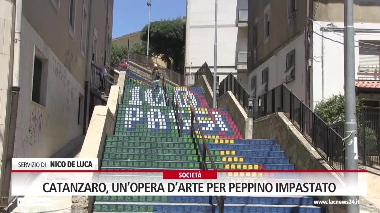 Catanzaro, un’opera d’arte per Peppino Impastato