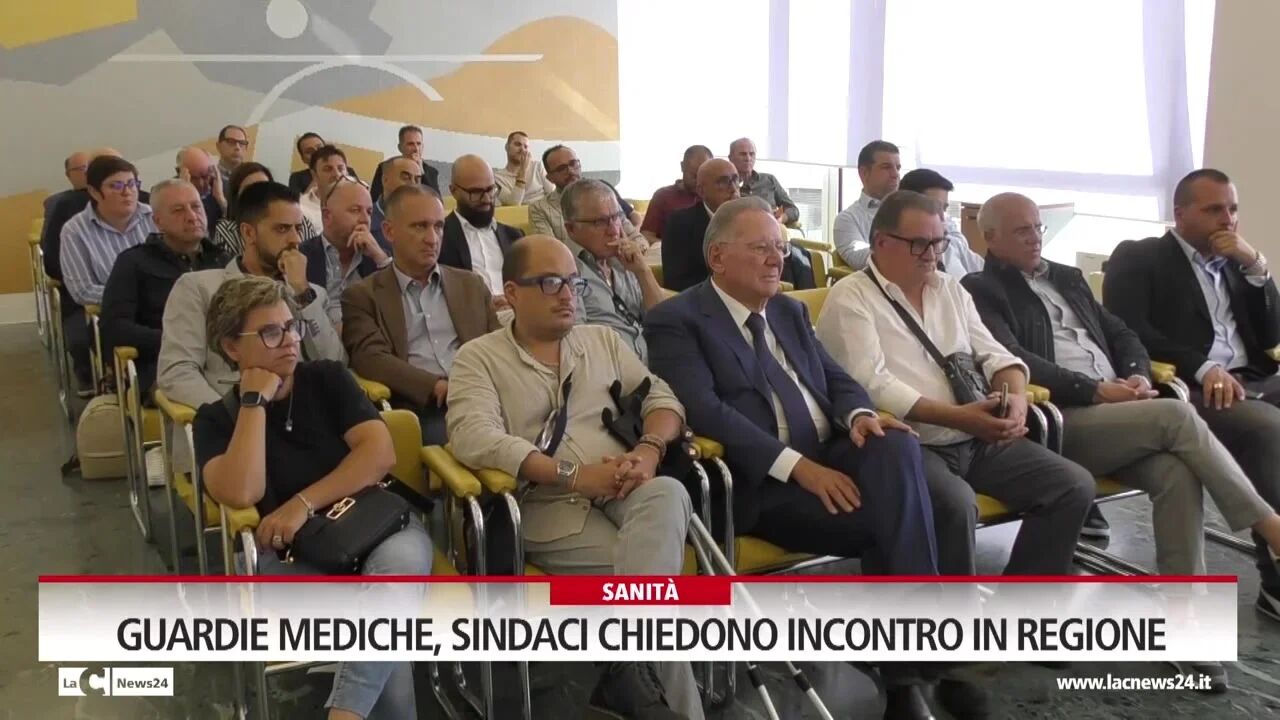 Guardie mediche, sindaci chiedono incontro in Regione