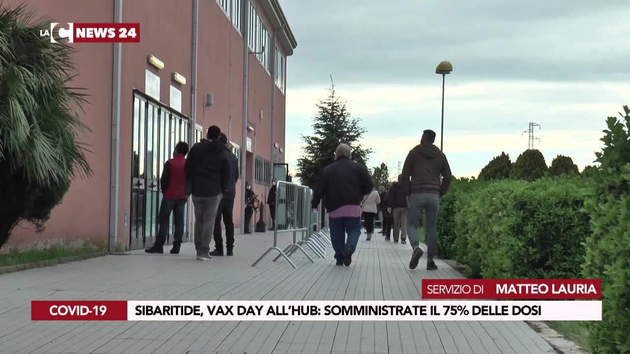 Sibaritide, vax day all’hub: somministrate il 75% delle dosi