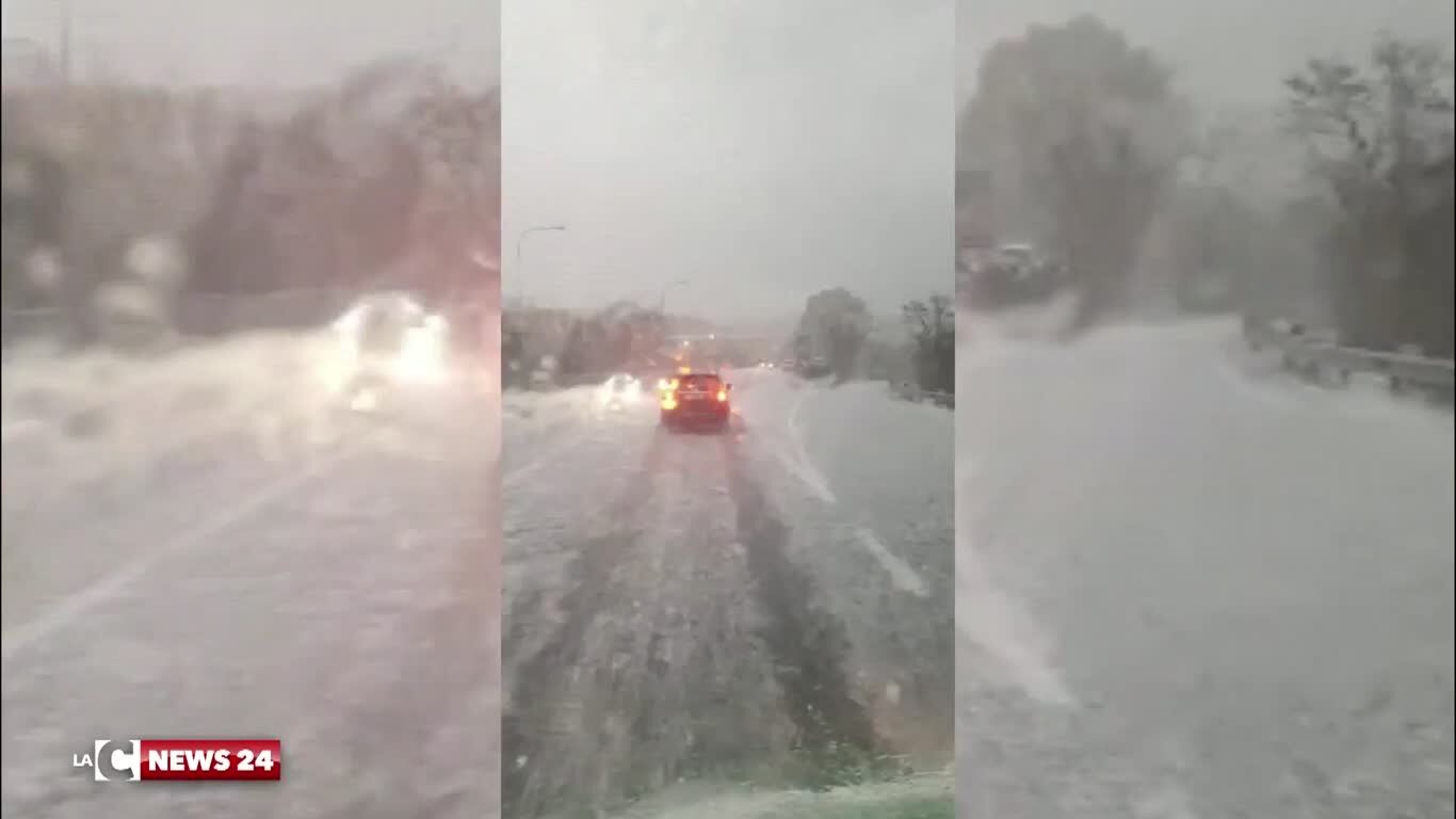 Grandinata nel Catanzarese