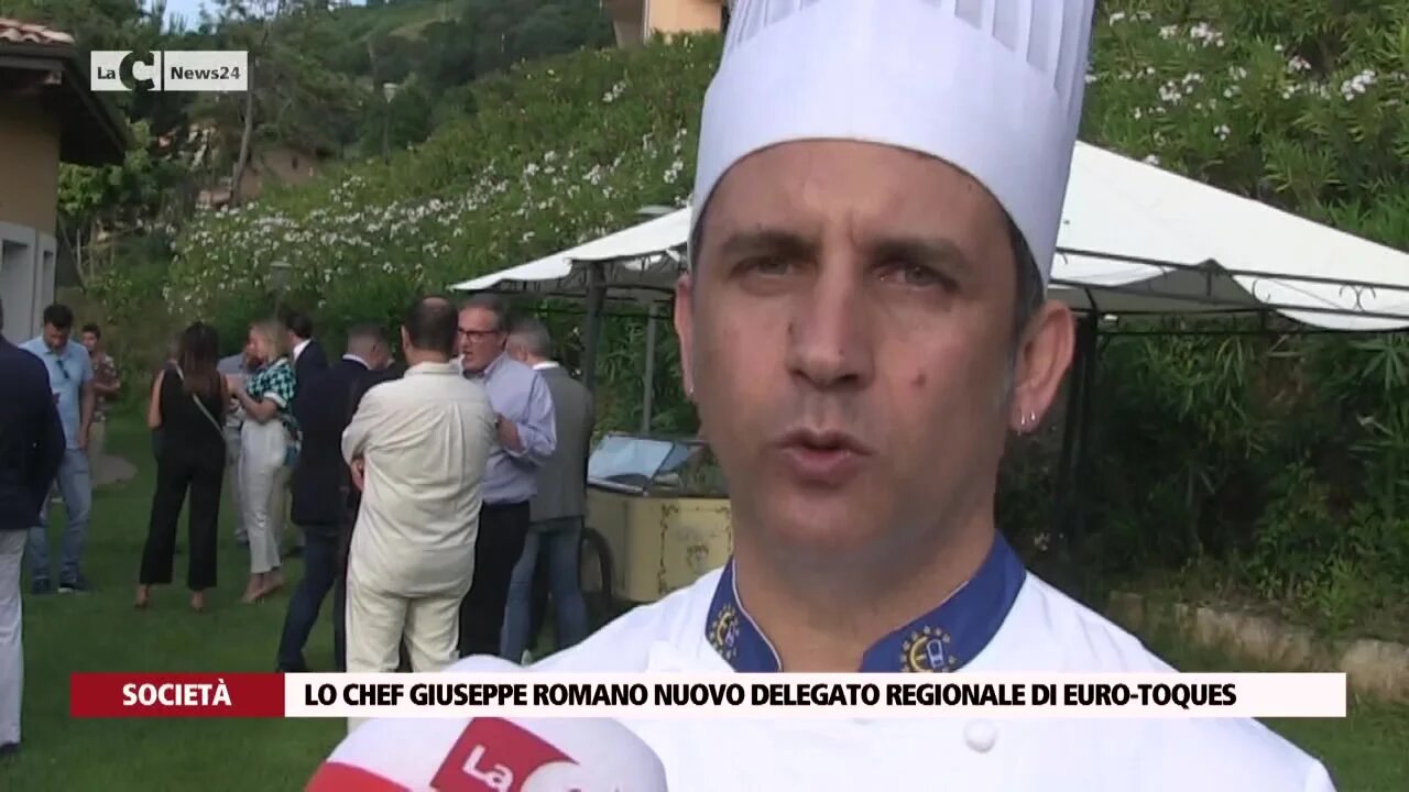 Lo chef Giuseppe Romano nuovo delegato regionale di Euro-Toques