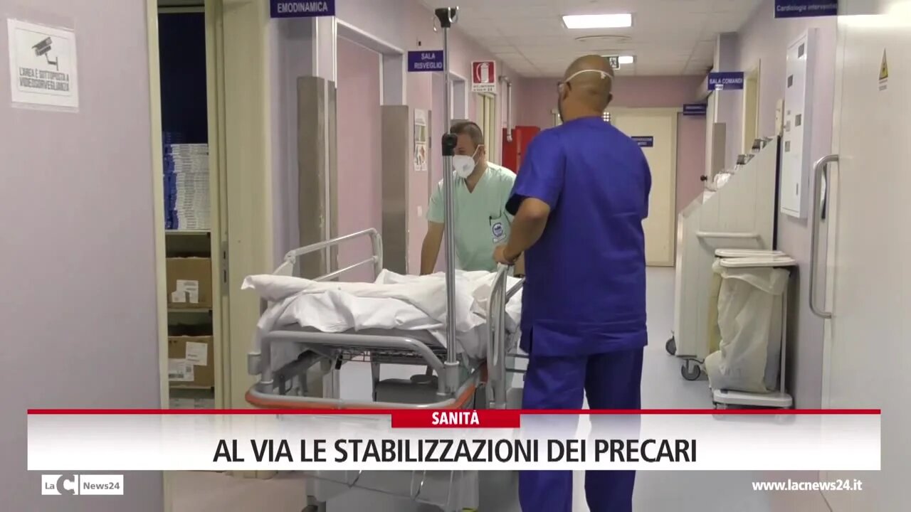 Sanità, al via le stabilizzazioni dei precari