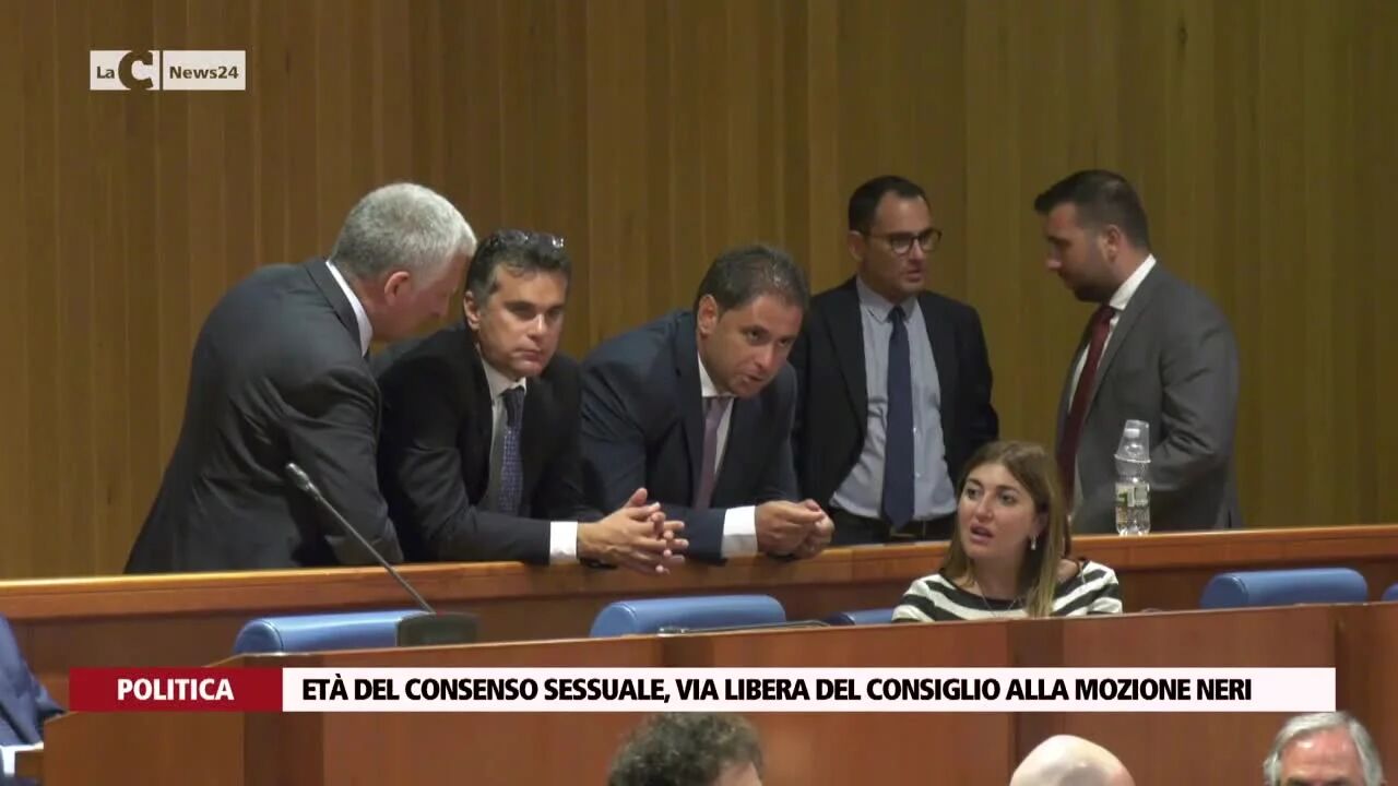 Età del consenso sessuale, via libera del Consiglio alla mozione Neri