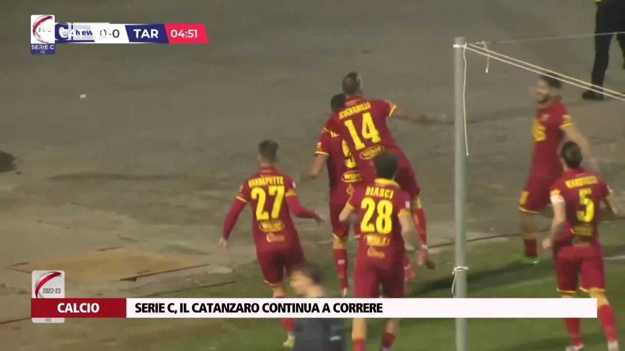 Serie C, il Catanzaro continua a correre