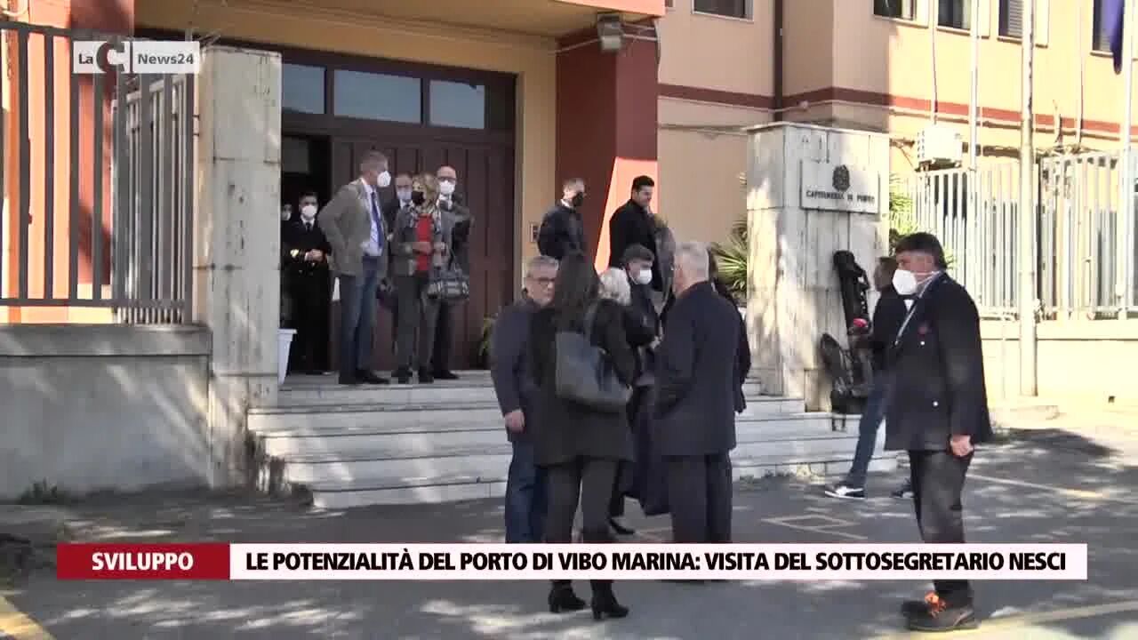 Le potenzialità del porto di Vibo Marina: visita del sottosegretario Nesci