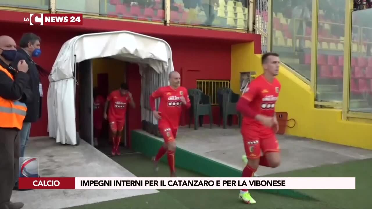 Impegni interni per il Catanzaro e per la Vibonese