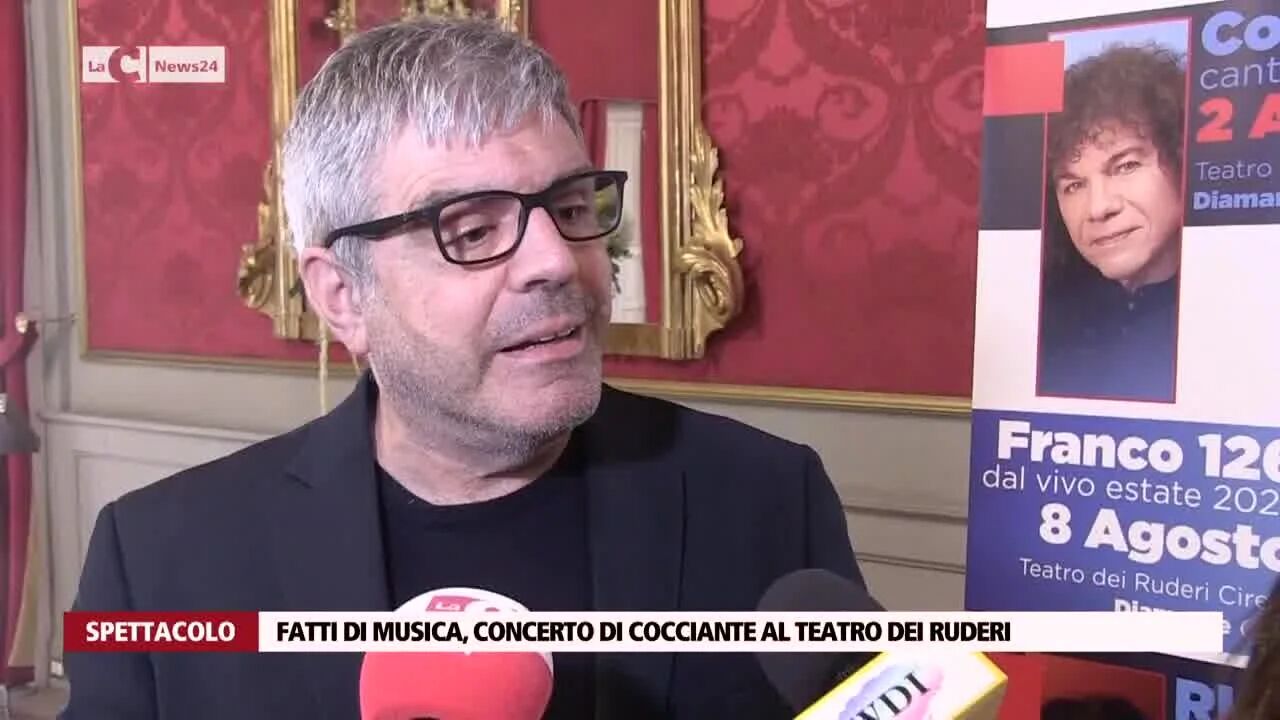 Fatti di musica, concerto di Cocciante al Teatro dei ruderi