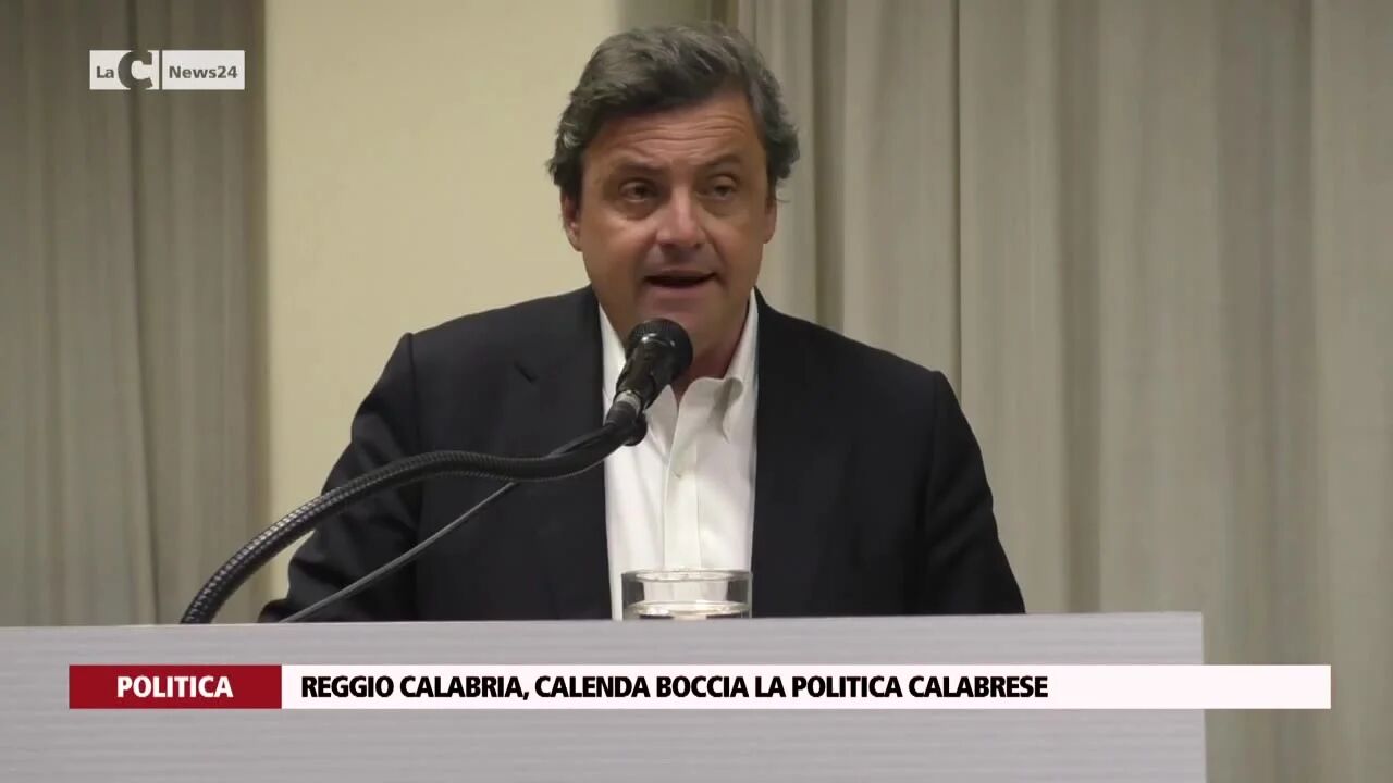 Reggio Calabria, Calenda boccia la politica calabrese