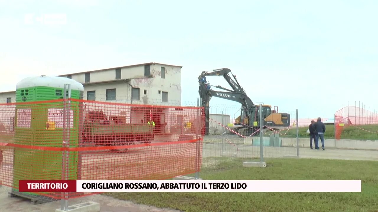 Corigliano Rossano, abbattuto il terzo lido