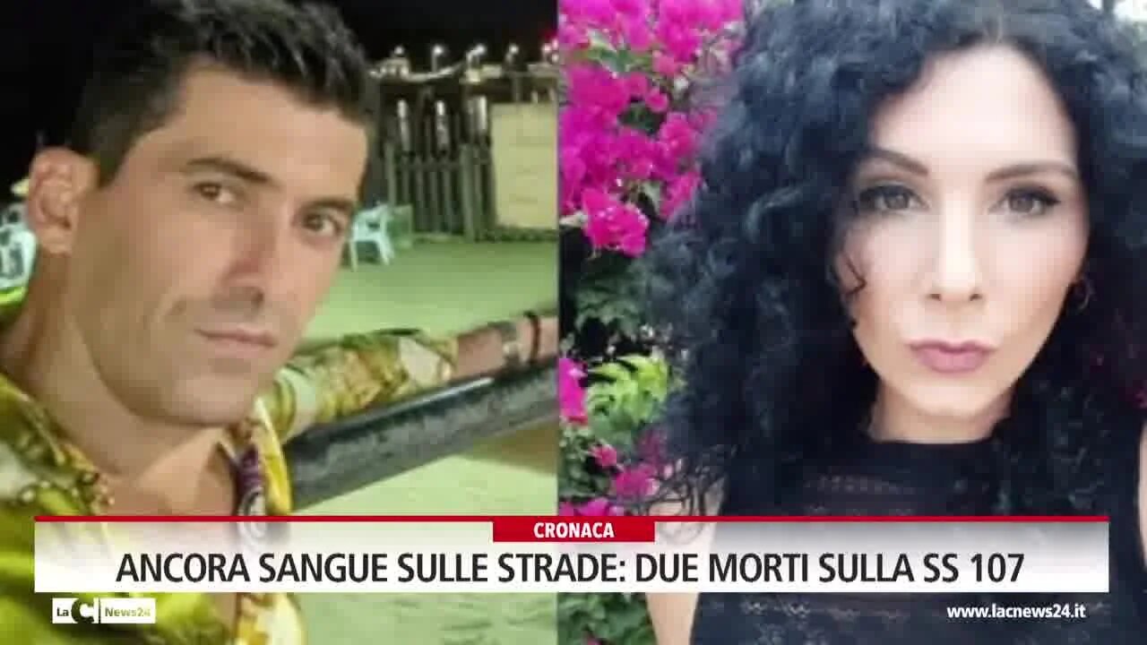 Ancora sangue sulle strade: due morti sulla ss 107