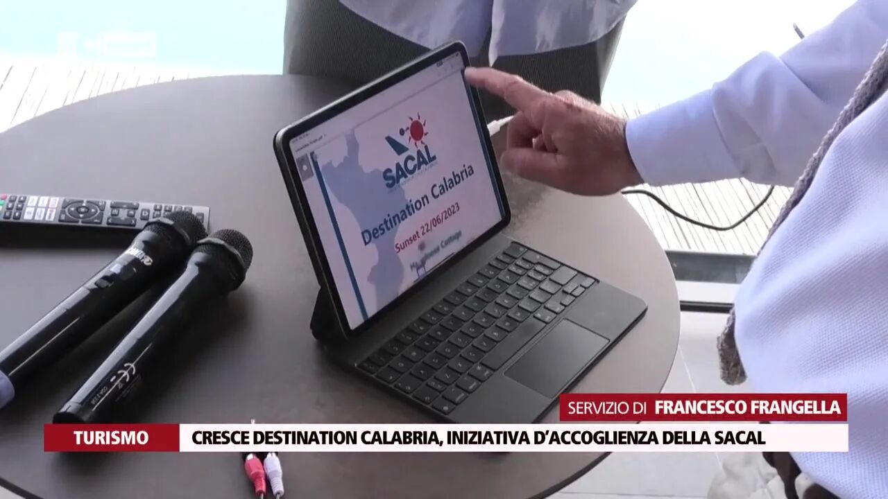 Cresce Destination Calabria, iniziativa d’accoglienza della Sacal