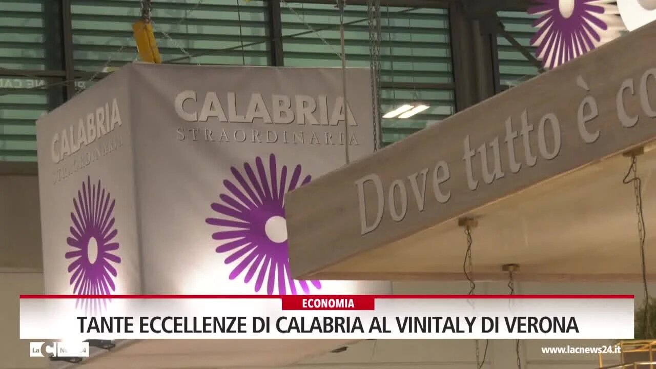 Tante eccellenze di Calabria al Vinitaly di Verona