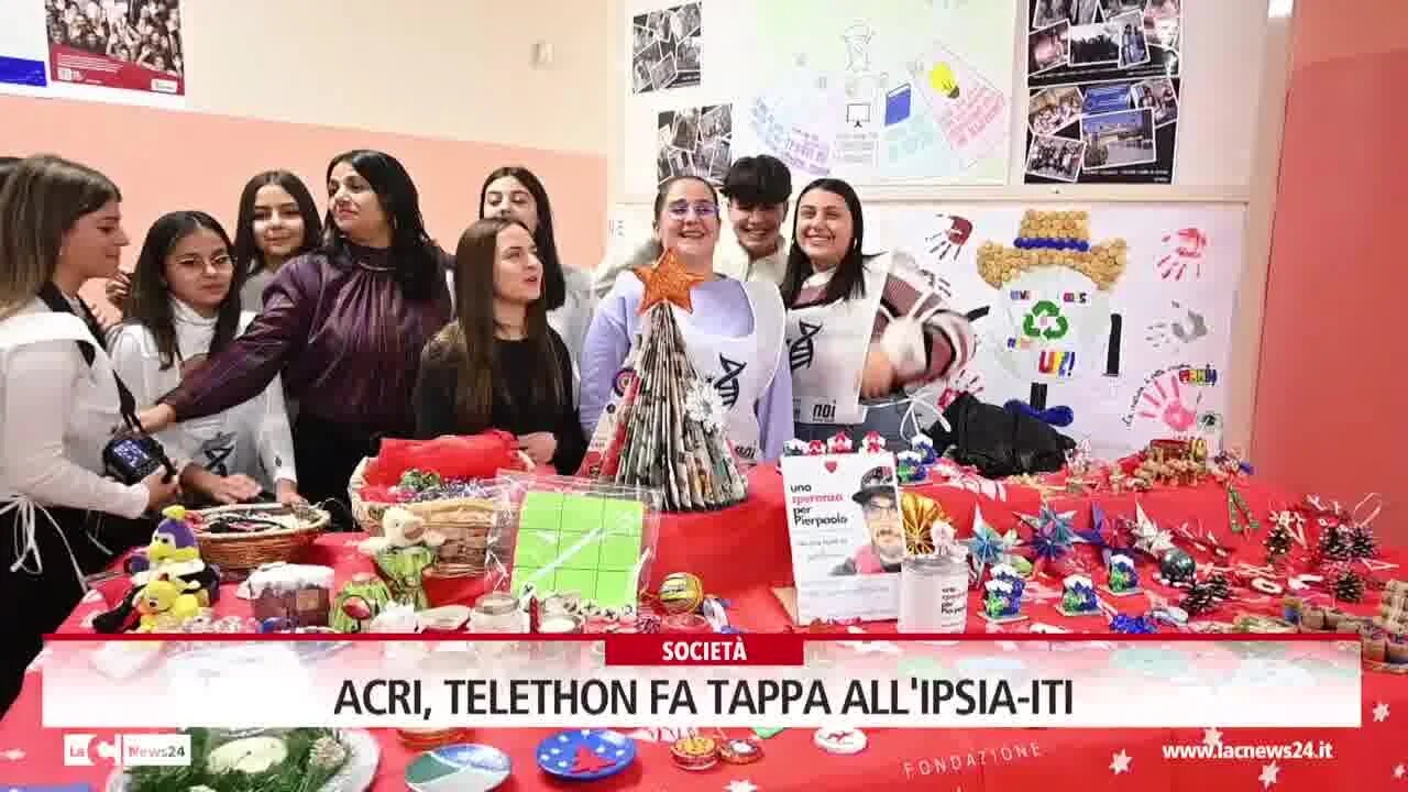 Acri, Telethon fa tappa all'Ipsia-Iti