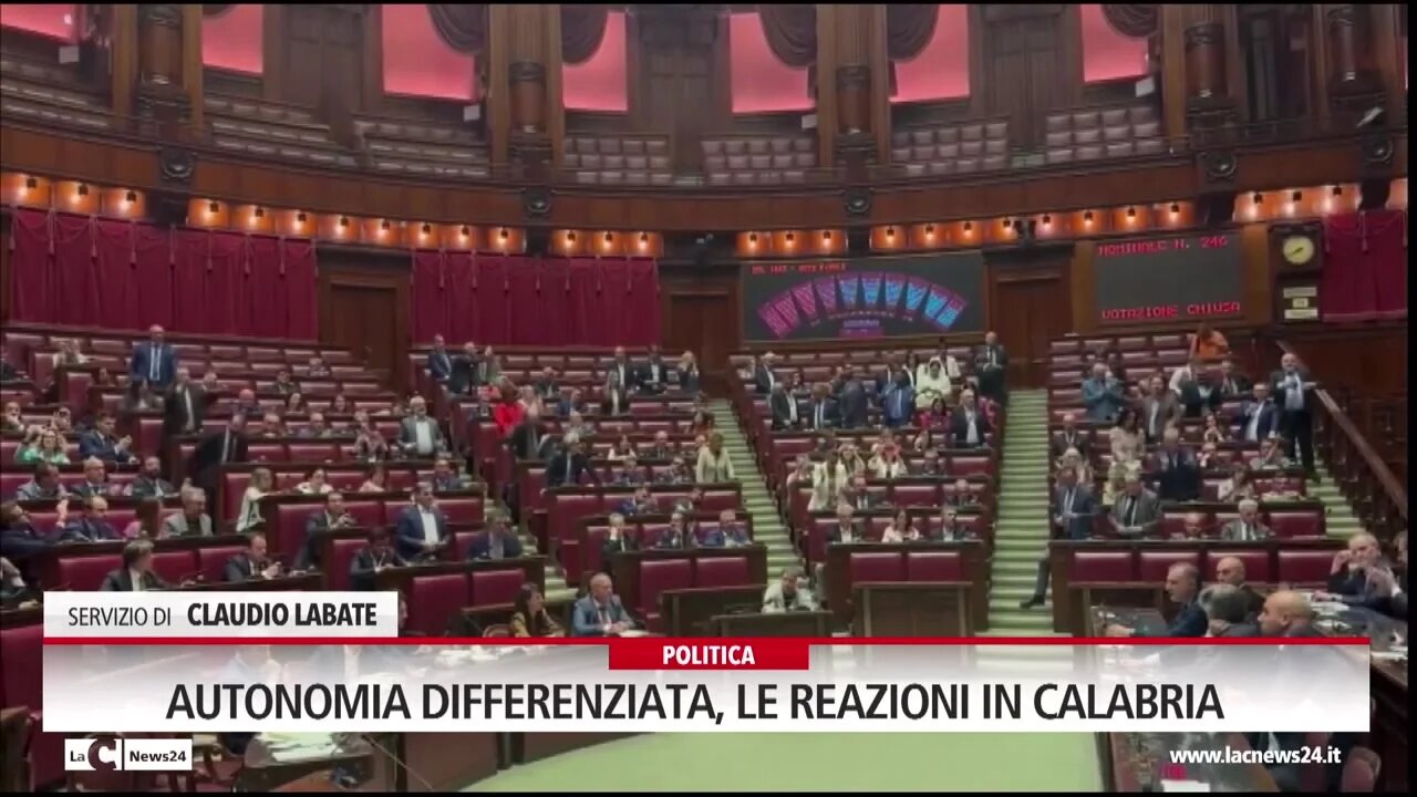 Autonomia differenziata, le reazioni in Calabria