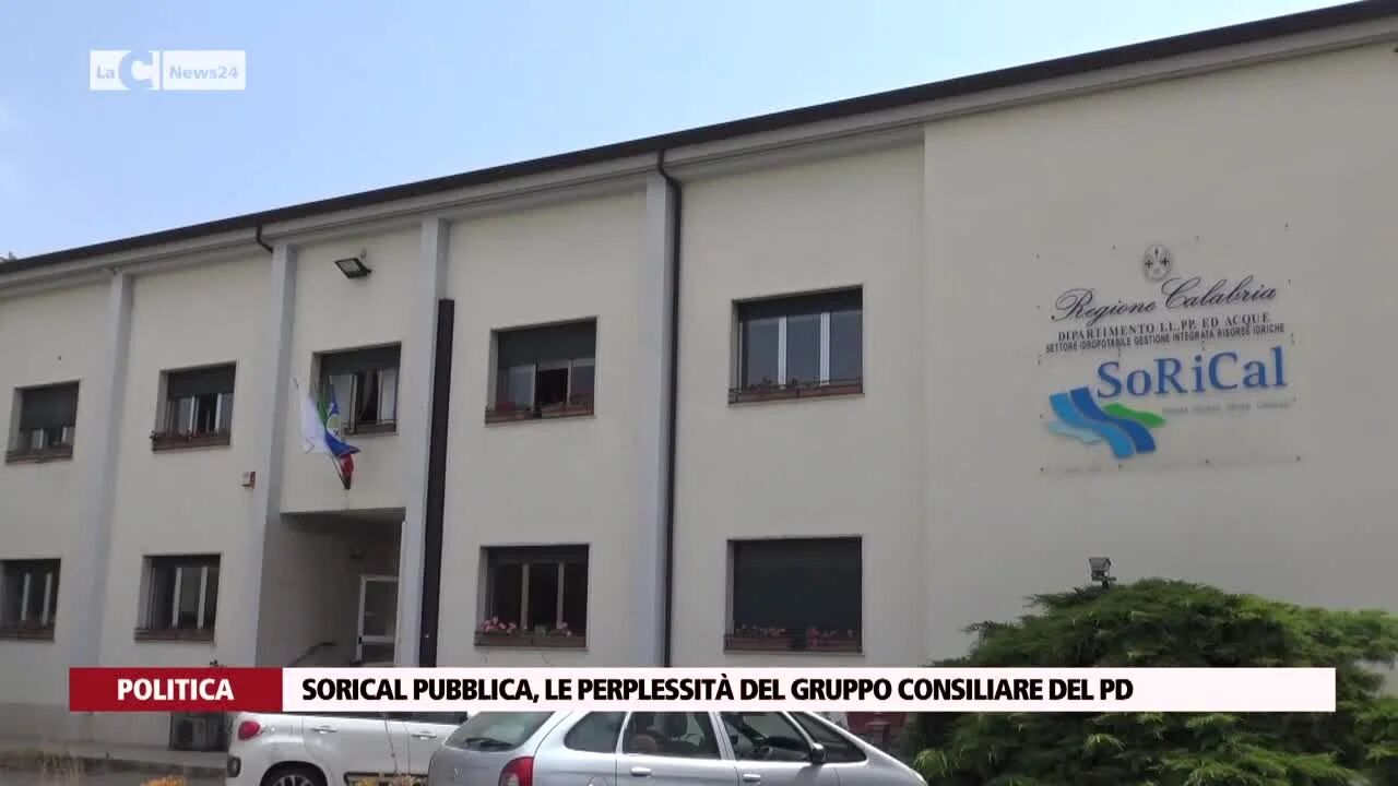 Sorical pubblica, le perplessità del gruppo consiliare del Pd