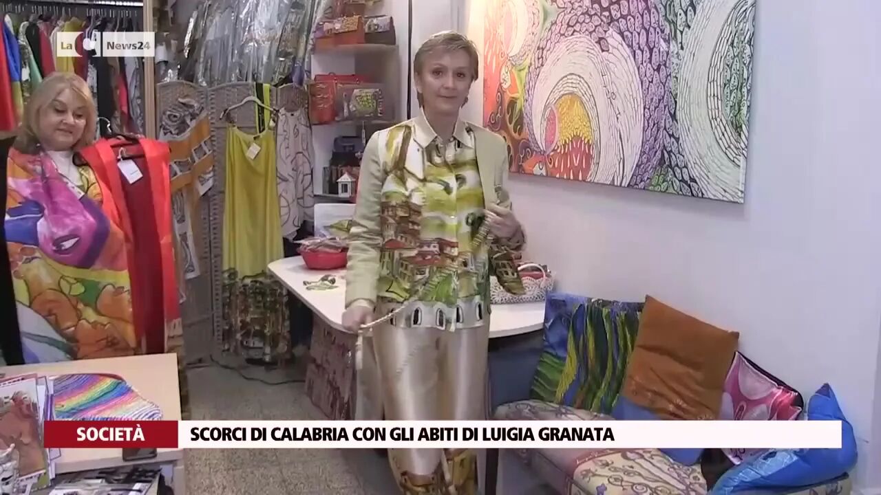 Scorci di Calabria con gli abiti di Luigia Granata