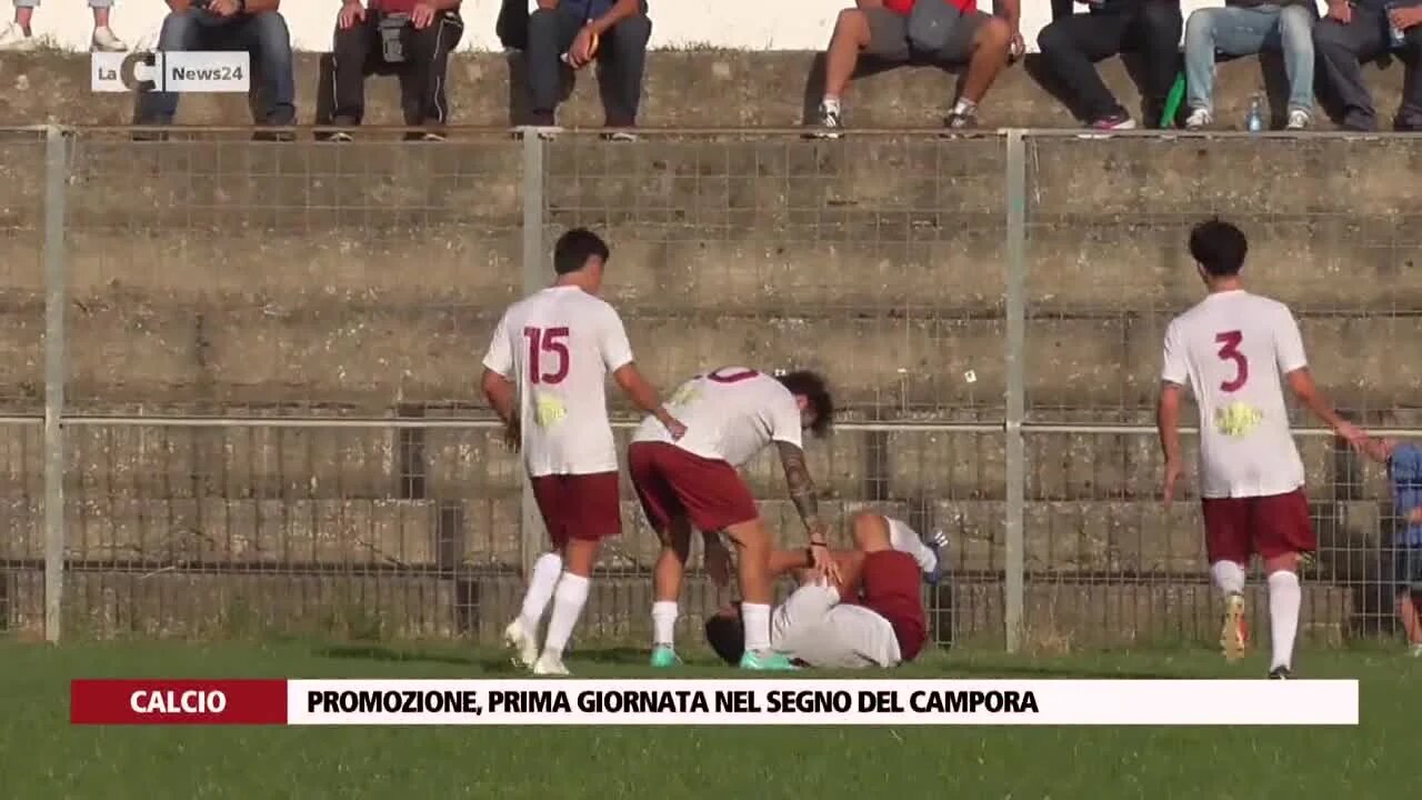 Promozione, prima giornata nel segno del Campora