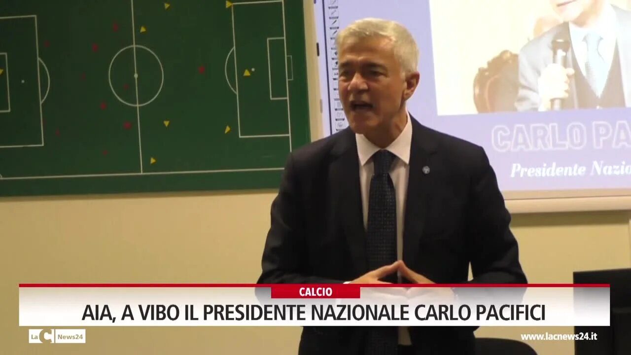 AIA, a Vibo il presidente nazionale Carlo Pacifici