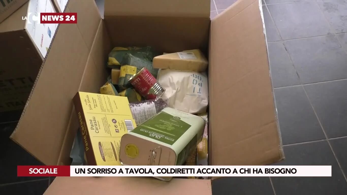 Un Sorriso a tavola, Coldiretti accanto a chi ha bisogno