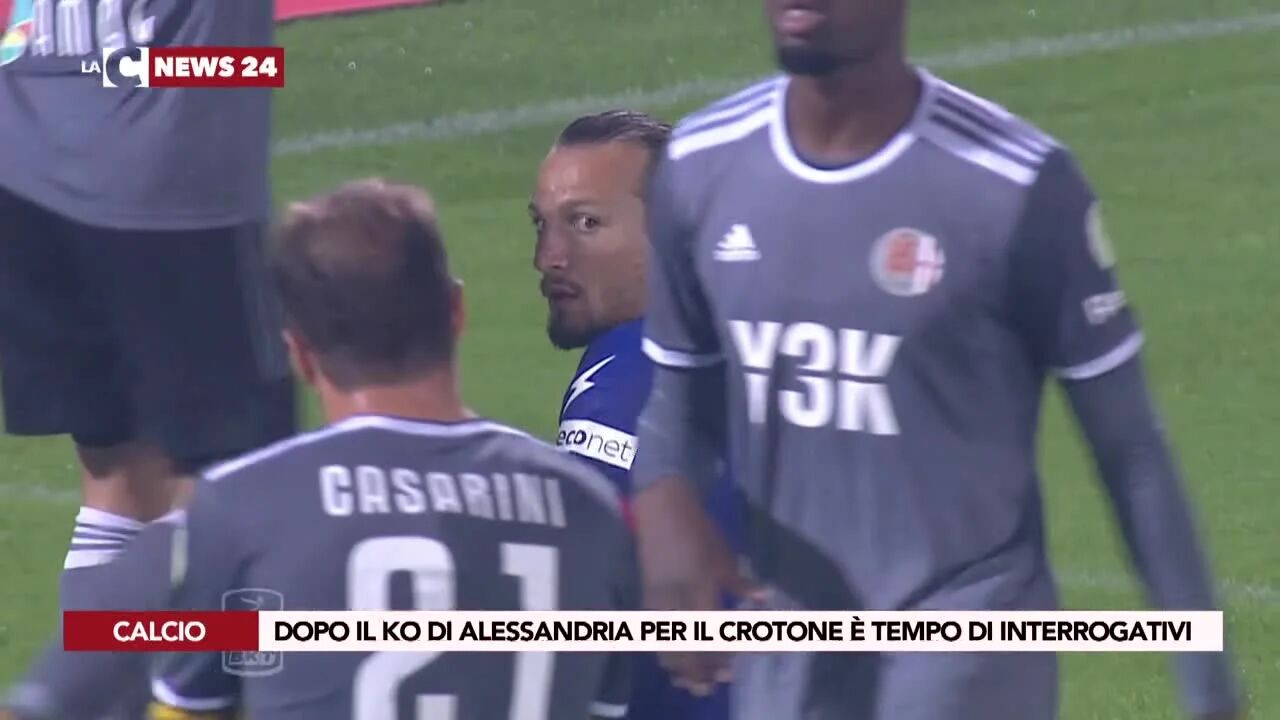 Dopo il ko di Alessandria per il Crotone è tempo di interrogativi