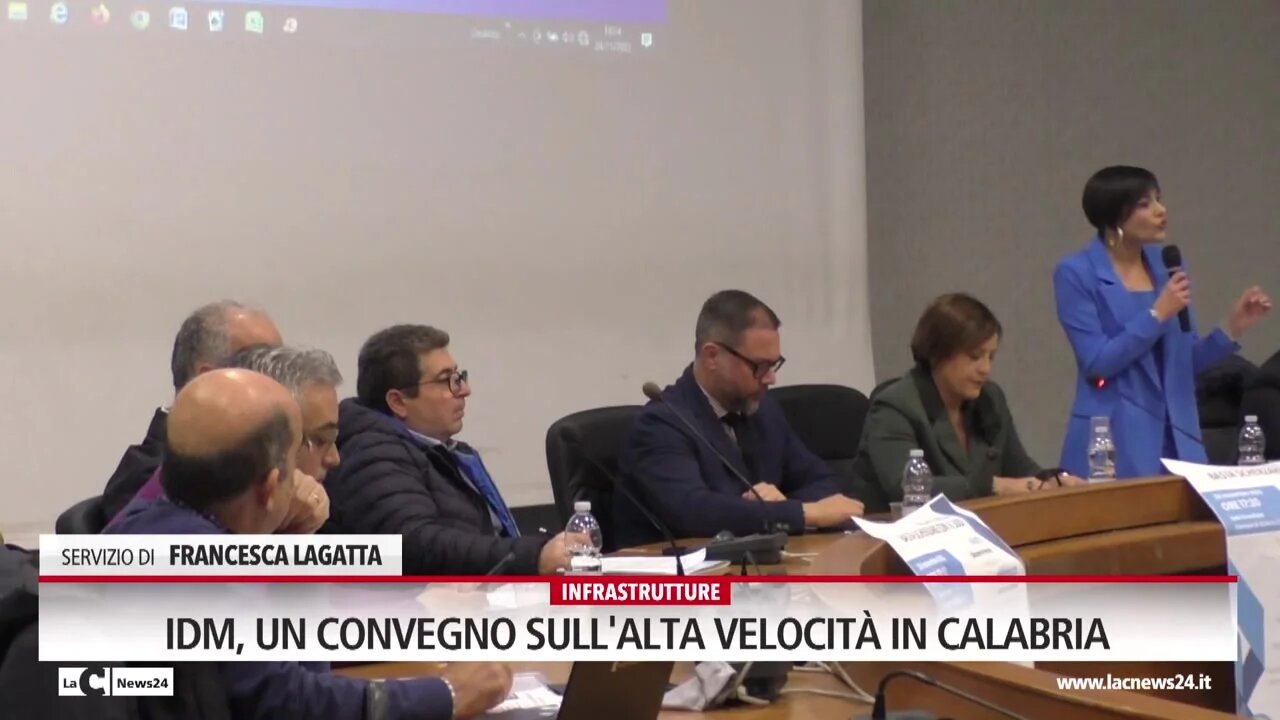 Idm, un convegno sull'alta velocità in Calabria