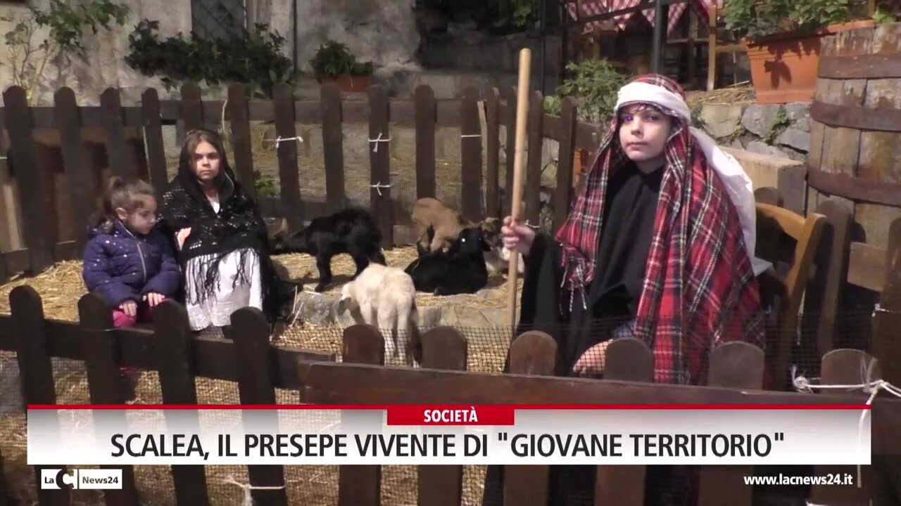 Scalea, il presepe vivente di \"Giovane territorio\"