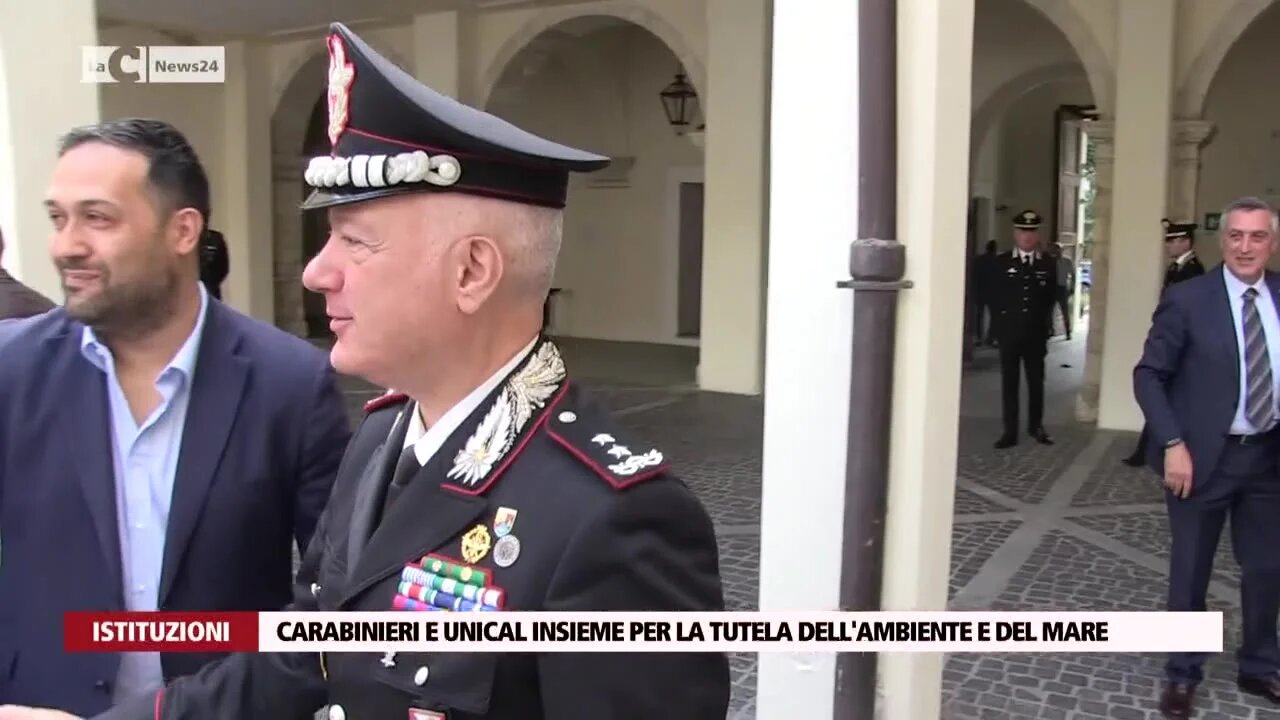 Carabinieri e Unical insieme per la tutela dell'ambiente e del mare