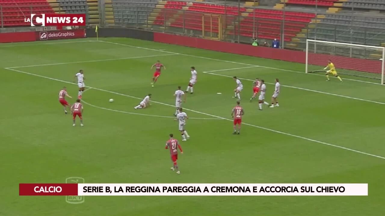 Serie B, la Reggina pareggia a Cremona e accorcia sul Chievo