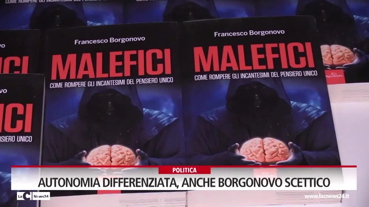Autonomia differenziata, anche Borgonovo scettico