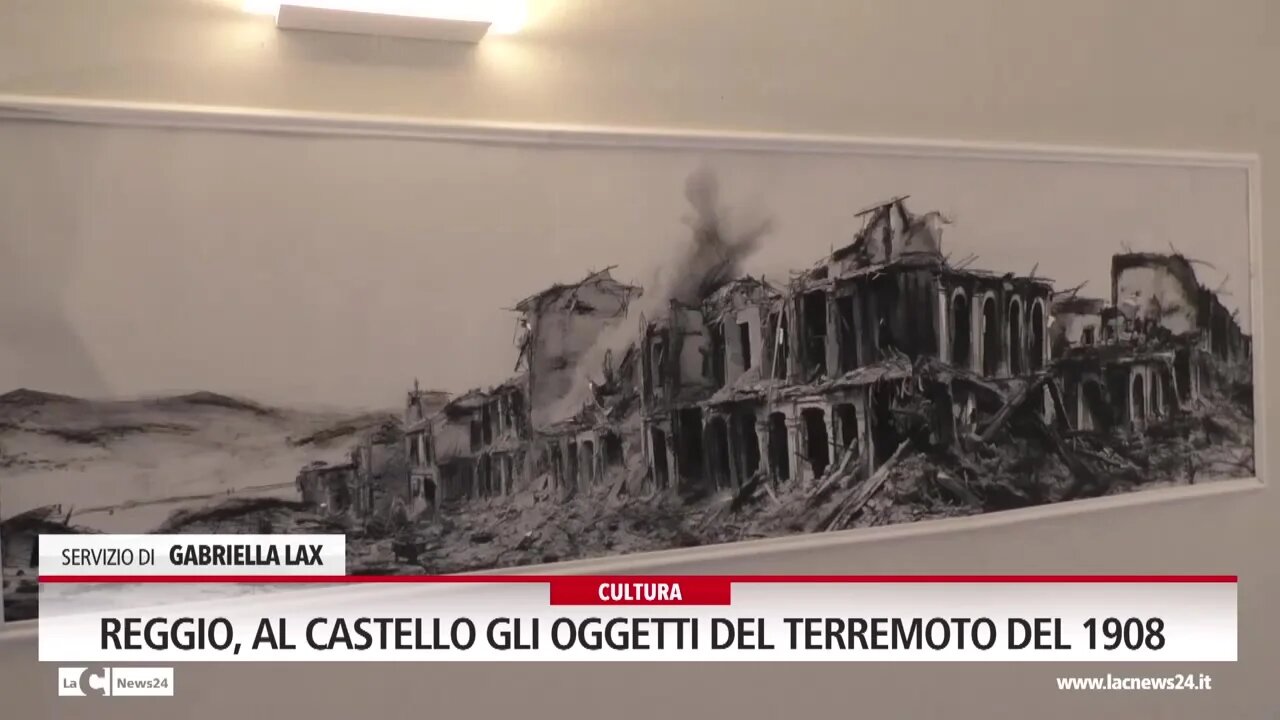 Reggio, al Castello gli oggetti del terremoto del 1908