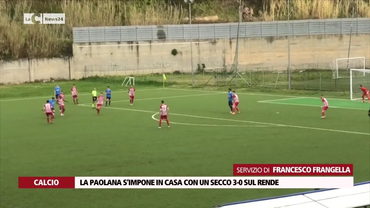La Paolana s’impone in casa con un secco 3-0 sul Rende