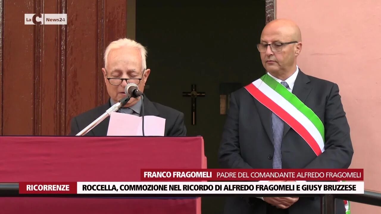 Roccella, commozione nel ricordo di Alfredo Fragomeli e Giusy Bruzzese