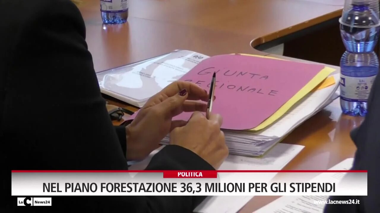 Nel piano forestazione 36,3 milioni per gli stipendi