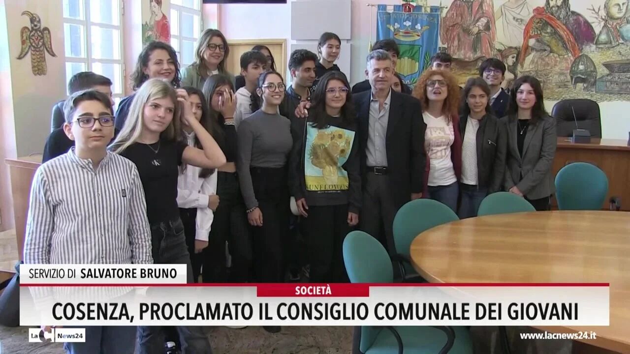 Cosenza, proclamato il consiglio comunale dei giovani