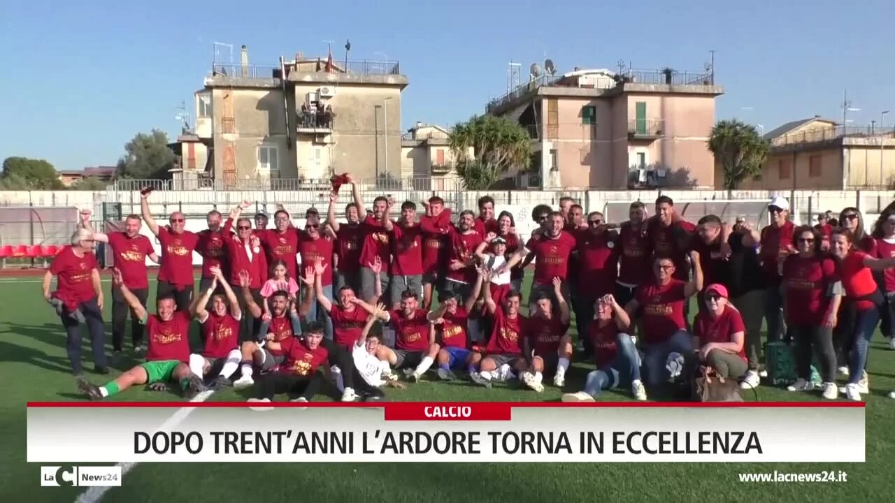 Dopo trent’anni l’Ardore torna in Eccellenza