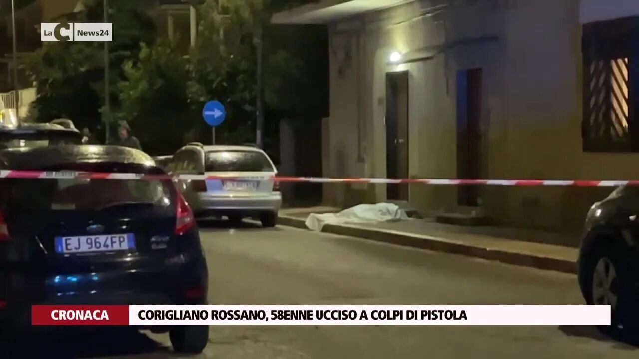 Corigliano Rossano, 58enne ucciso a colpi di pistola