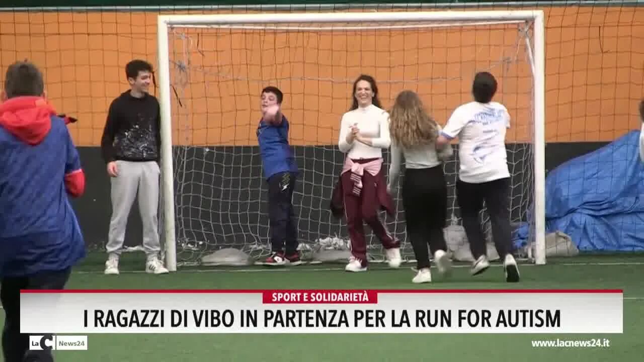 I ragazzi di Vibo in partenza per la Run For Autism