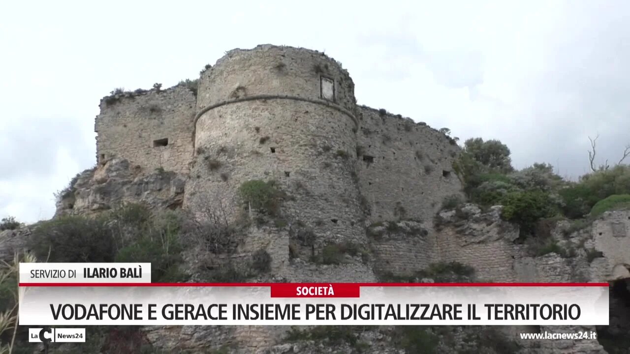 Vodafone e Gerace insieme per digitalizzare il territorio