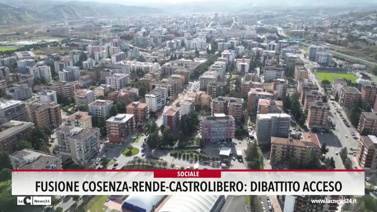 Fusione Cosenza, Rende, Castrolibero dibattito acceso