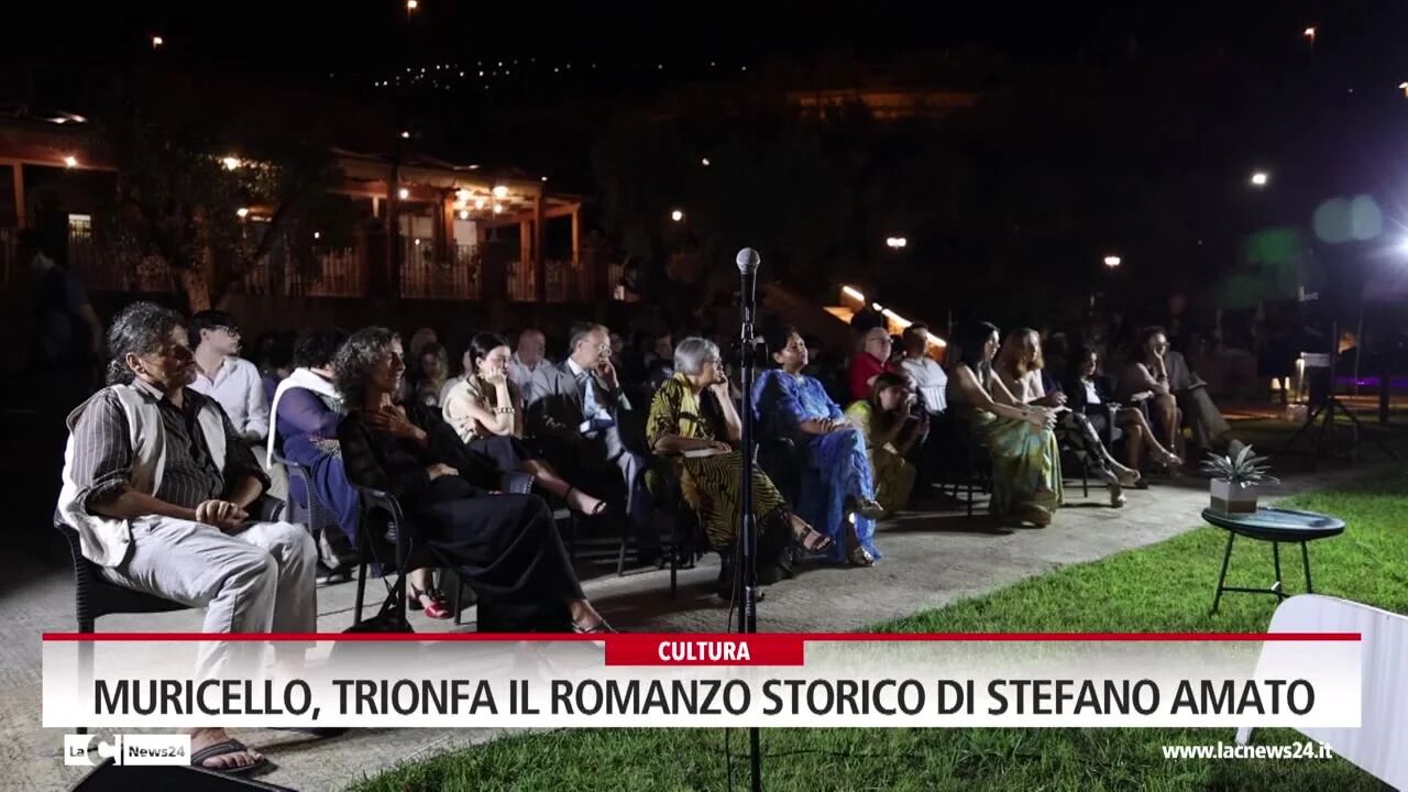 Muricello, trionfa il romanzo storico di Stefano Amato