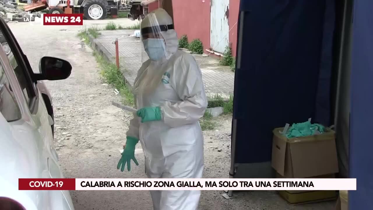 Calabria a rischio zona gialla, ma solo tra una settimana