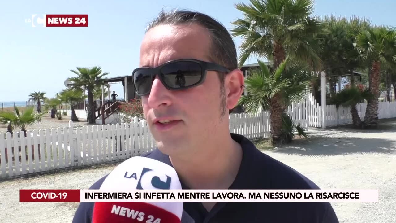 Infermiera si infetta mentre lavora. Ma nessuno la risarcisce