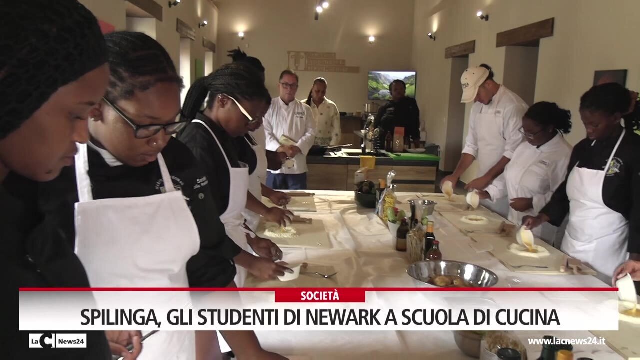 Spilinga, gli studenti di Newark a scuola di cucina