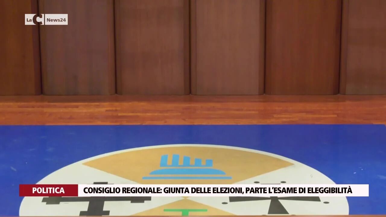Consiglio regionale: giunta delle elezioni, parte l’esame di eleggibilità