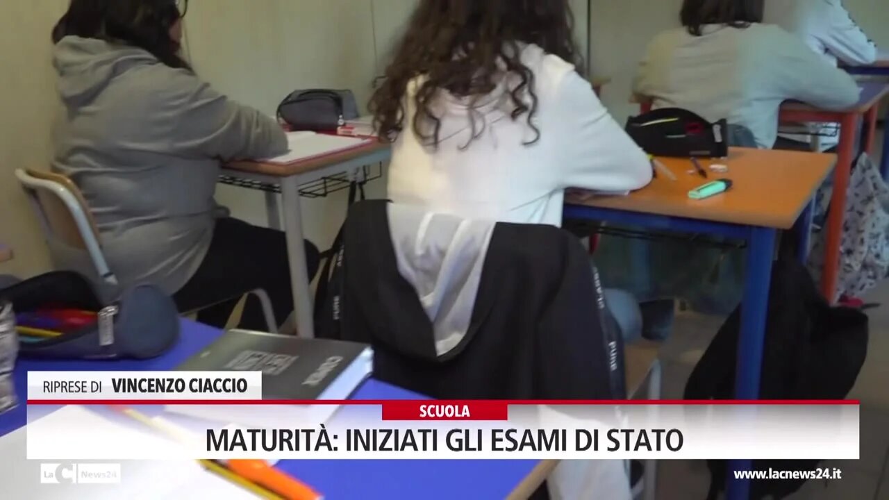 Maturità, iniziati gli esami di stato