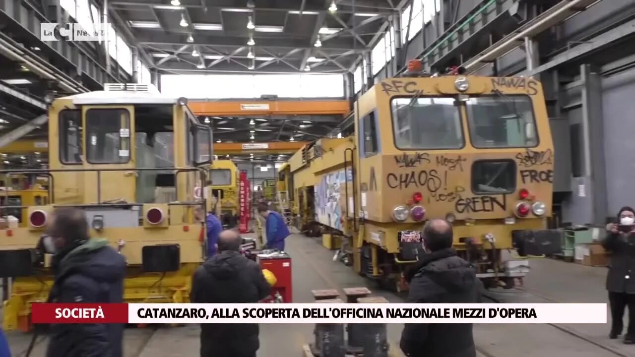 Catanzaro, alla scoperta dell'officina nazionale mezzi d'opera